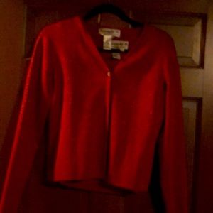 Holiday cardigan set